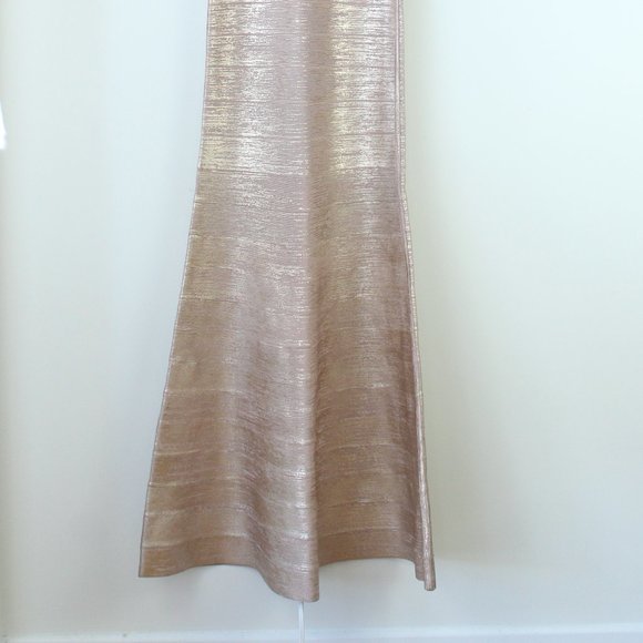 Herve Leger scoop neck sleeveless bandage gown - Picture 4 of 4